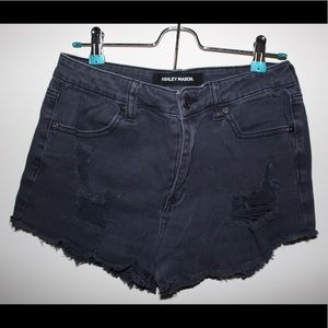 Distressed Jean Shorts